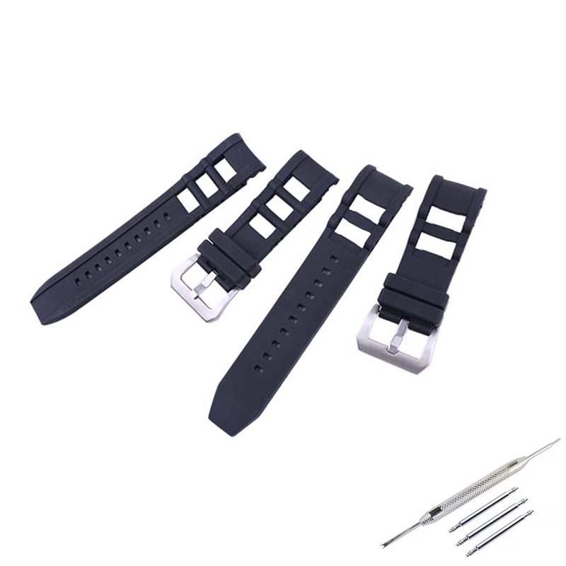 Rubber Strap Diver - 26mm Men's rubber watch band Compatible