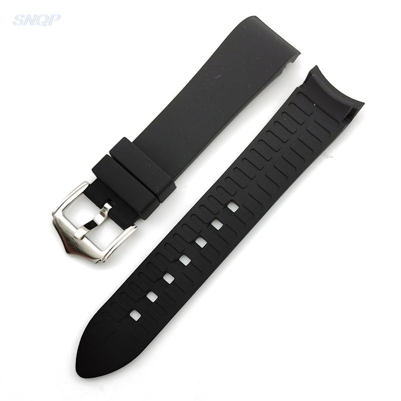 Rubber Strap Diver - Curved End Watch Band Sport Silicone