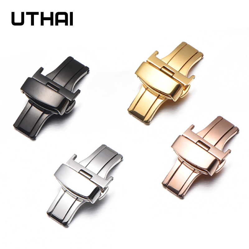Butterfly Clasp Deployant - UTHAI Watch Fold Buckle P90 Stainless