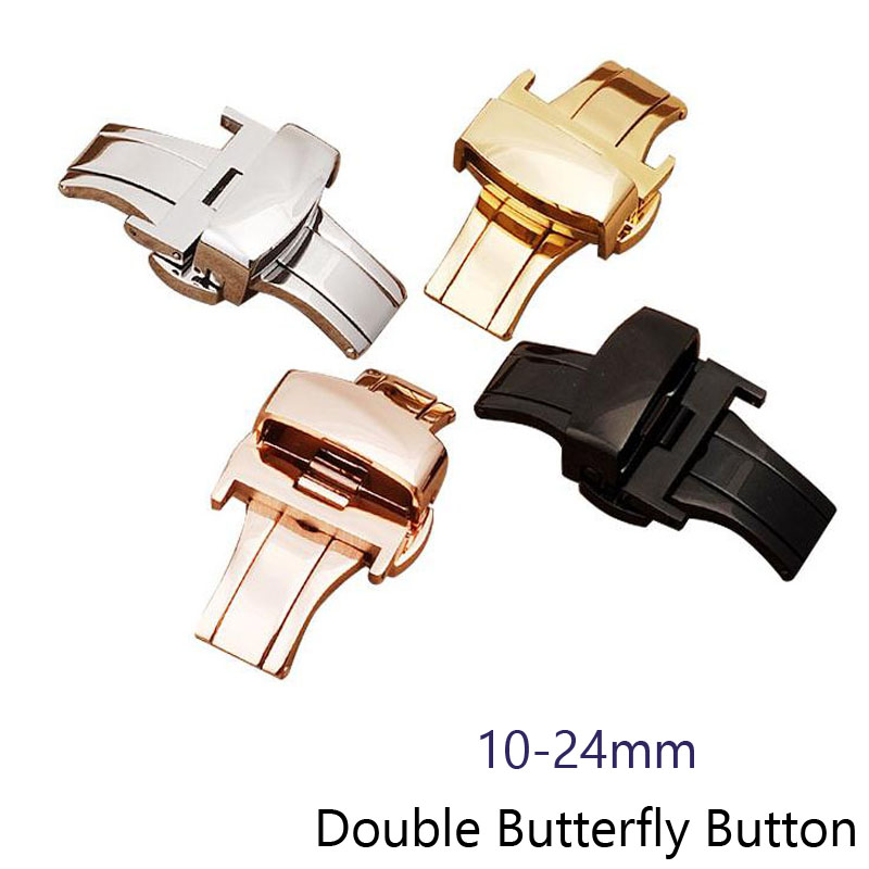 Butterfly Clasp Deployant - Automatic Double Click Butterfly Buckle Watch