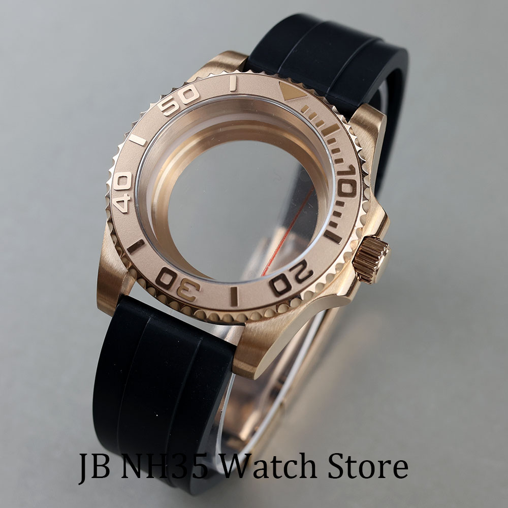 Rubber Strap Diver - High quality Diver 40mm rose gold