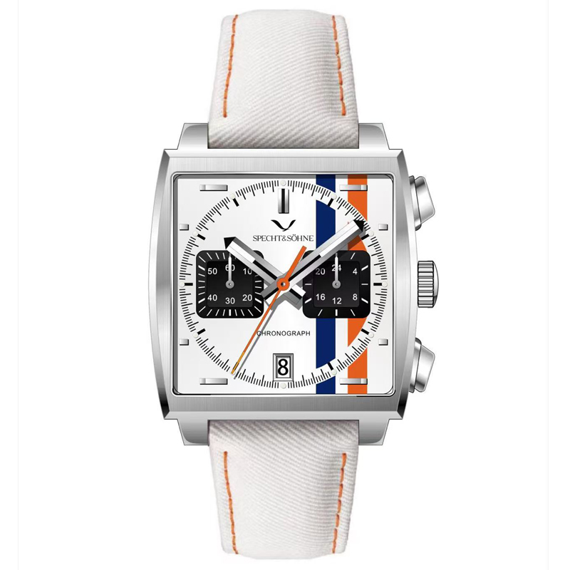 Leather Watch Band Men - Specht&Sohne New Arrivals Japan VK64 Chronograph