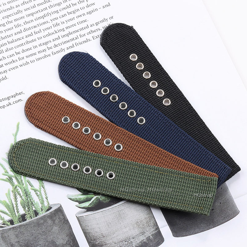 Nylon Watch Strap Brown Green  - Nato Strap Nylon recension och pris