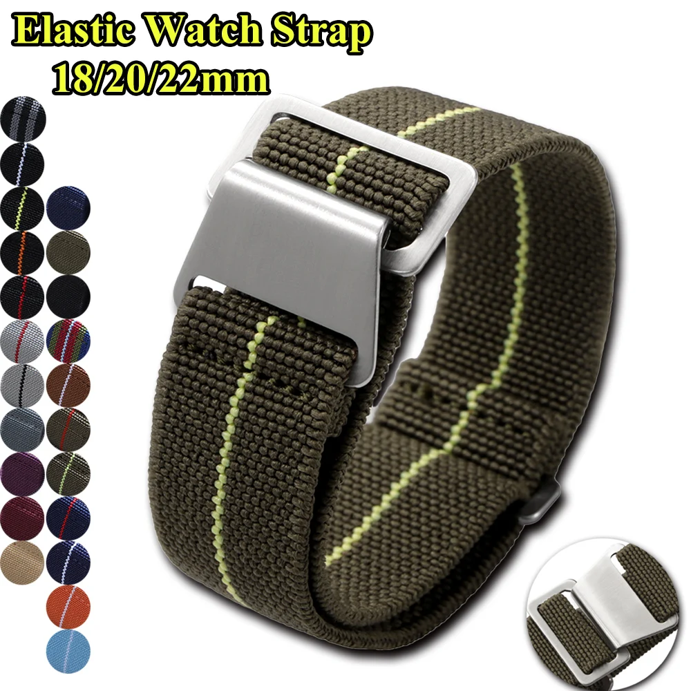 Elastic Watch Strap 18mm 20mm  - Nato Strap Nylon recension och pris