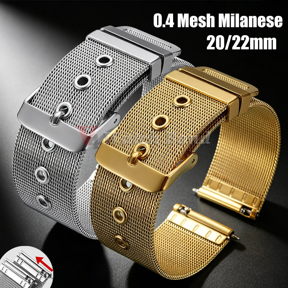 0.4 Mesh Milanese Strap Stainl - Mesh Strap Metal recension och pris