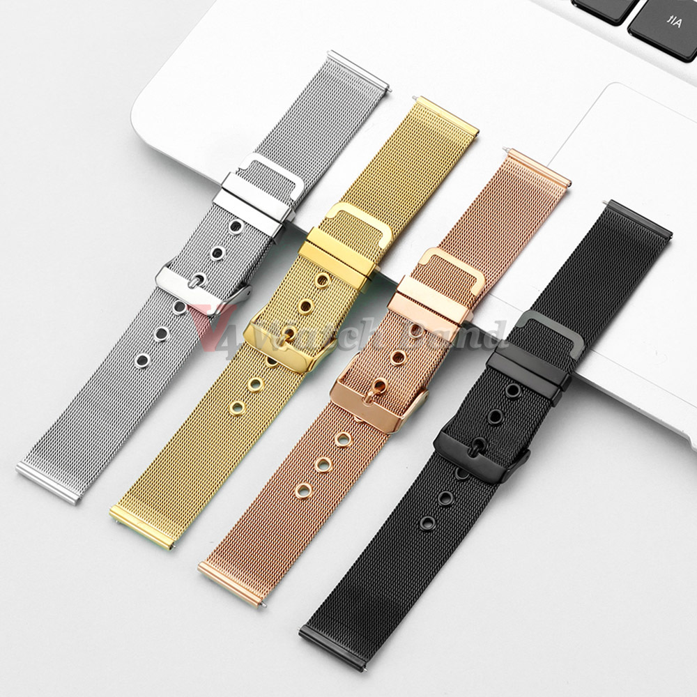 0.4 Mesh Milanese Strap Stainl - Mesh Strap Metal recension och pris
