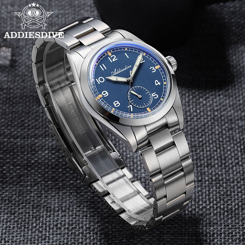 ADDIESDIVE 36mm Men's Quartz W - Stainless Bracelet Diver recension och pris
