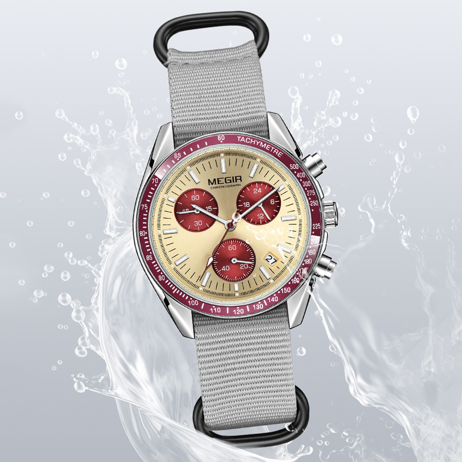 MEGIR New Luxury Men's Watches - Canvas Strap Watch recension och pris