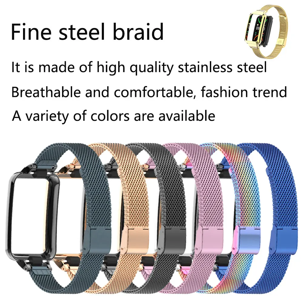 Suitable for Oppo Band 2 Stain - Mesh Strap Metal recension och pris