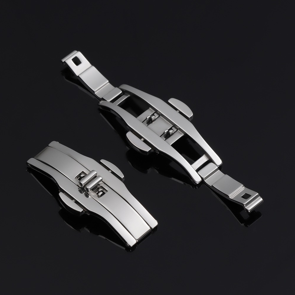 Watch Accessories Double Push  - Butterfly Clasp Deployant recension och pris