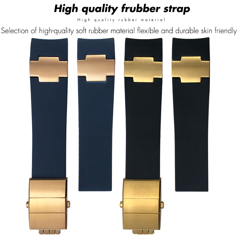 Natural Silicone Rubber Watchb - Rubber Strap Diver recension och pris