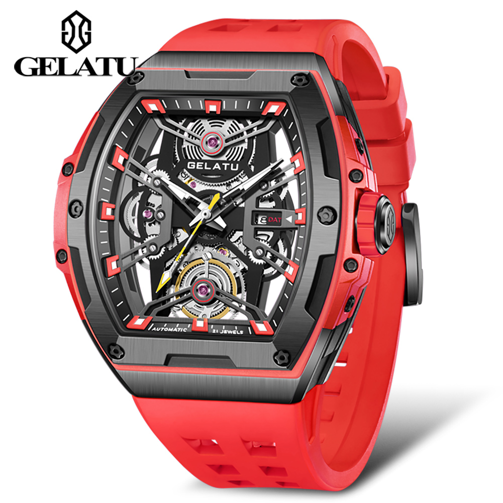 GELATU 6012 Men's Watches Holl - Leather Watch Band Men recension och pris
