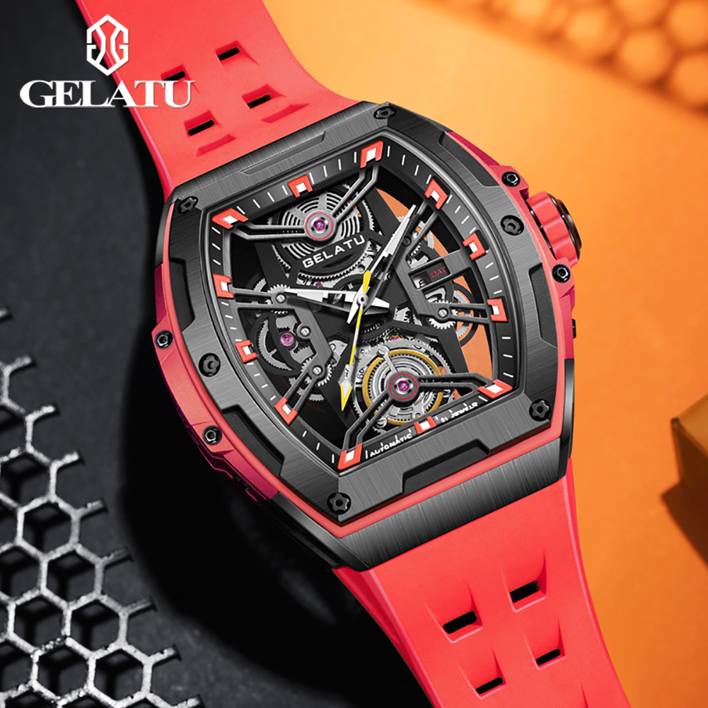GELATU 6012 Men's Watches Holl - Leather Watch Band Men recension och pris