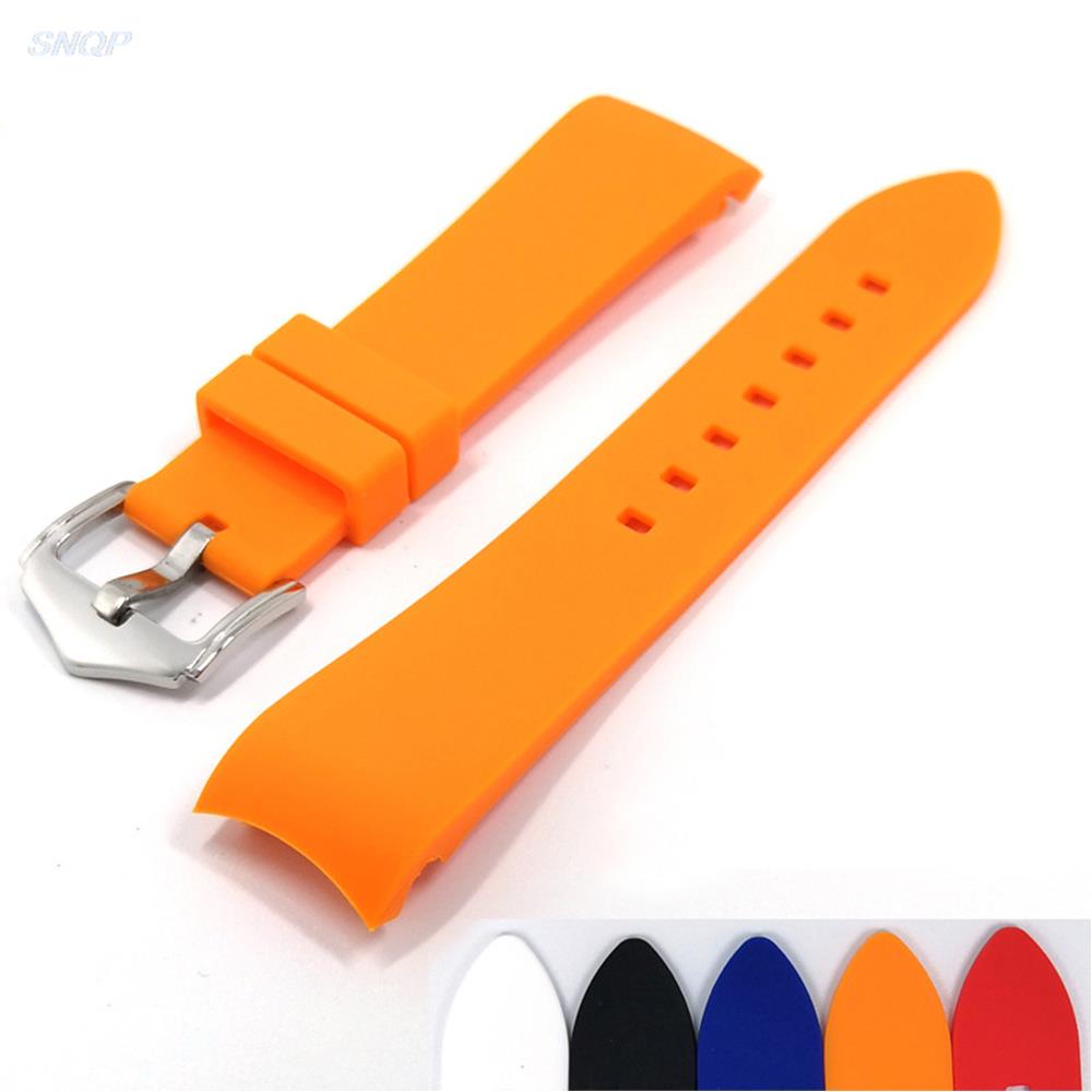 Curved End Watch Band Sport Si - Rubber Strap Diver recension och pris