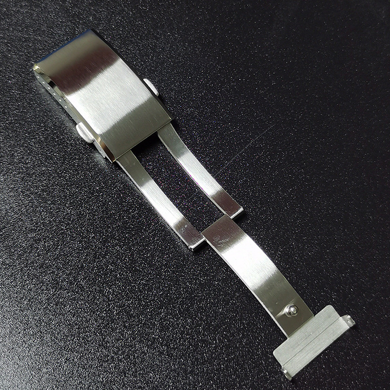 Solid 316L Stainless Steel Wat - Butterfly Clasp Deployant recension och pris
