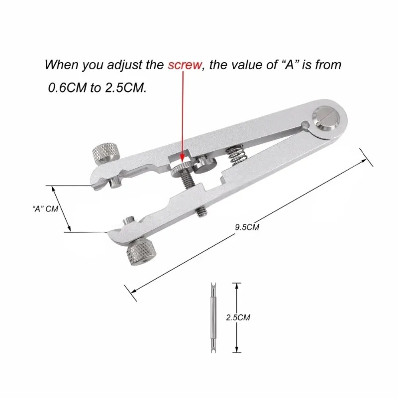 Aluminum Alloy Watch Band Remo - Spring Bar Tool Set recension och pris