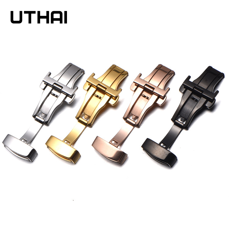 UTHAI Watch Fold Buckle P90 St - Butterfly Clasp Deployant recension och pris