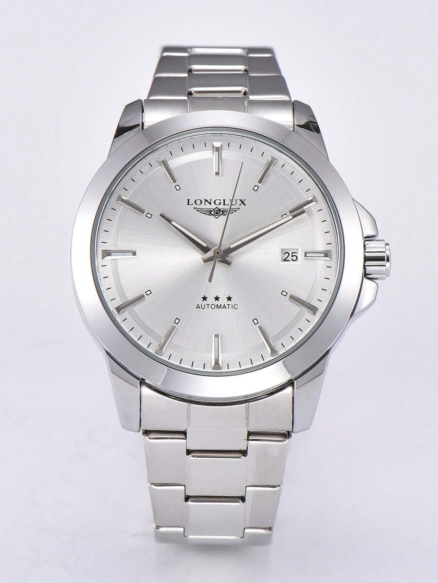 LONGLUX 1pc Men's Automatic Me - Butterfly Clasp Deployant recension och pris
