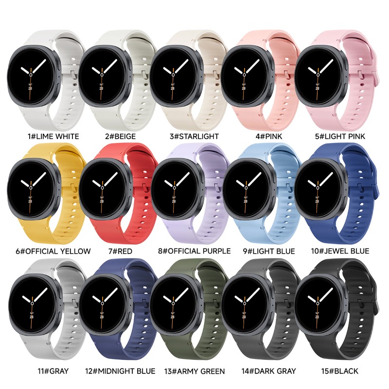 20/22mm Silicone Band For Sams - Silicone Watch Band 22Mm recension och pris