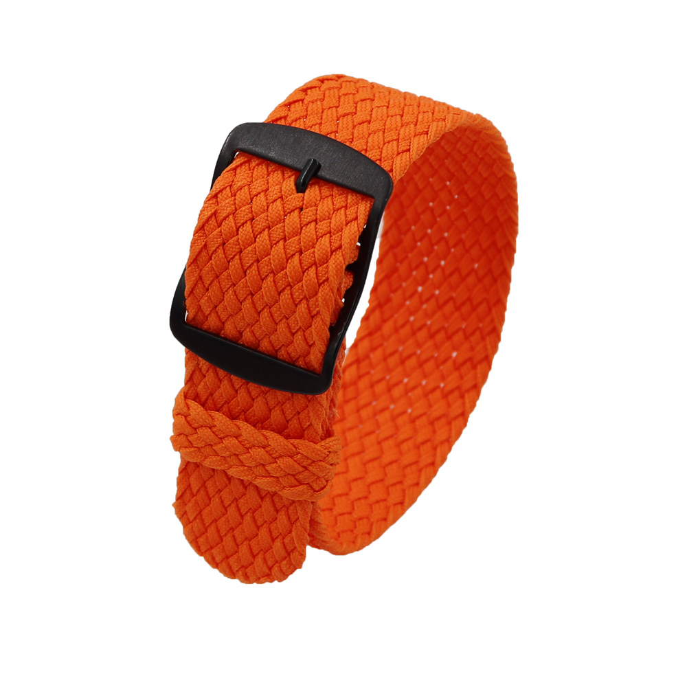 18mm 20mm 22mm Solid color For - Perlon Strap Woven recension och pris