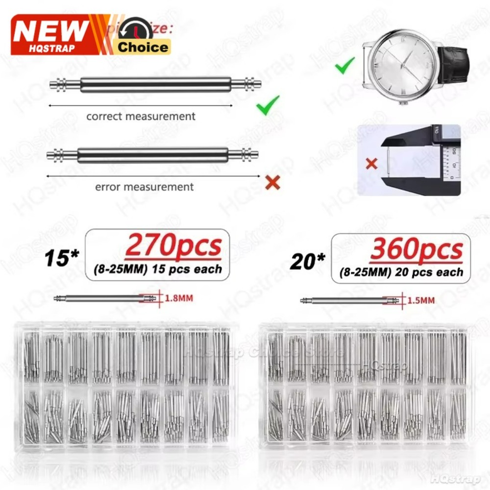 1/2set Strainless Steel Spring - Spring Bar Tool Set recension och pris