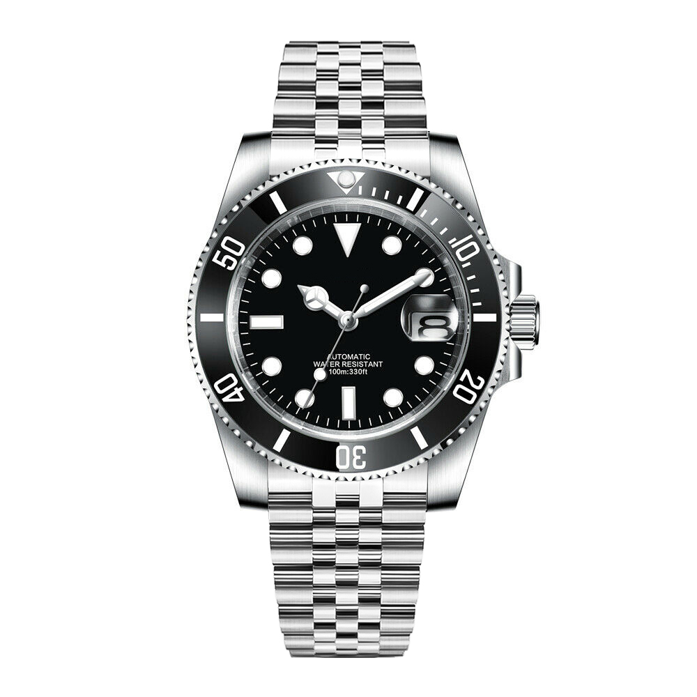 DIY Logo 40MM Dive Watch NH35  - Stainless Bracelet Diver recension och pris