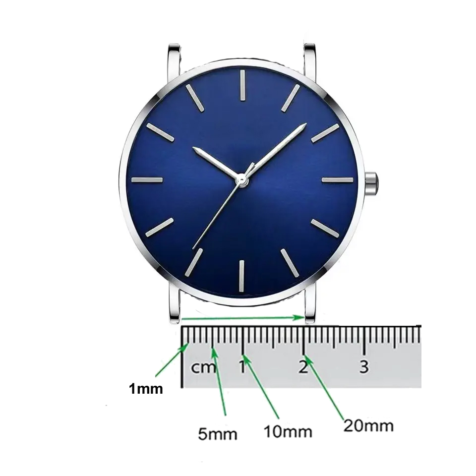 Denim Leather Strap 10mm 12mm  - Canvas Strap Watch recension och pris
