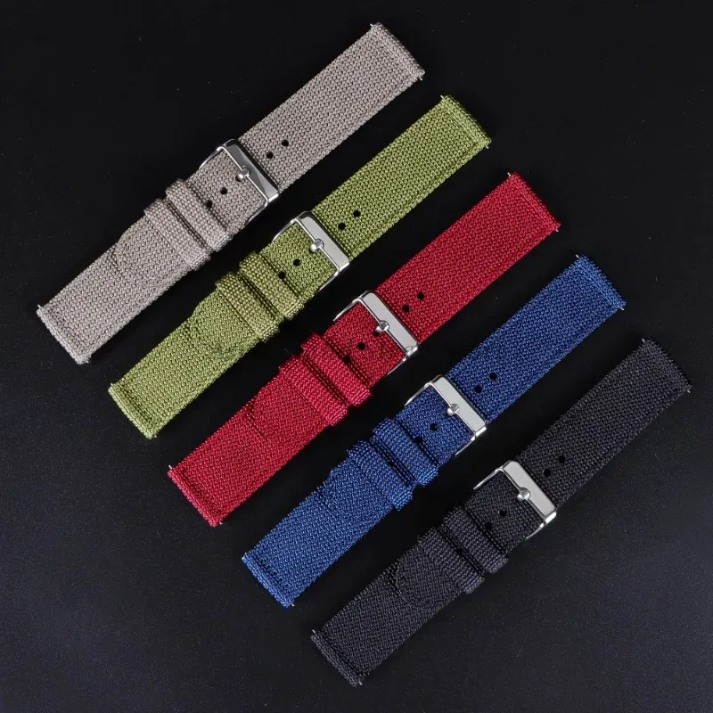 18 20 22 24mm Nylon Canvas Str - Nato Strap Nylon recension och pris
