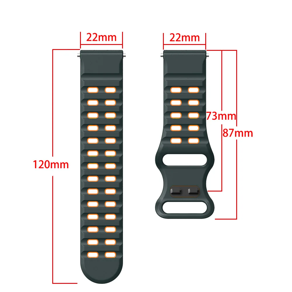 Silicone 22mm Strap For Garmin - Mesh Strap Metal recension och pris