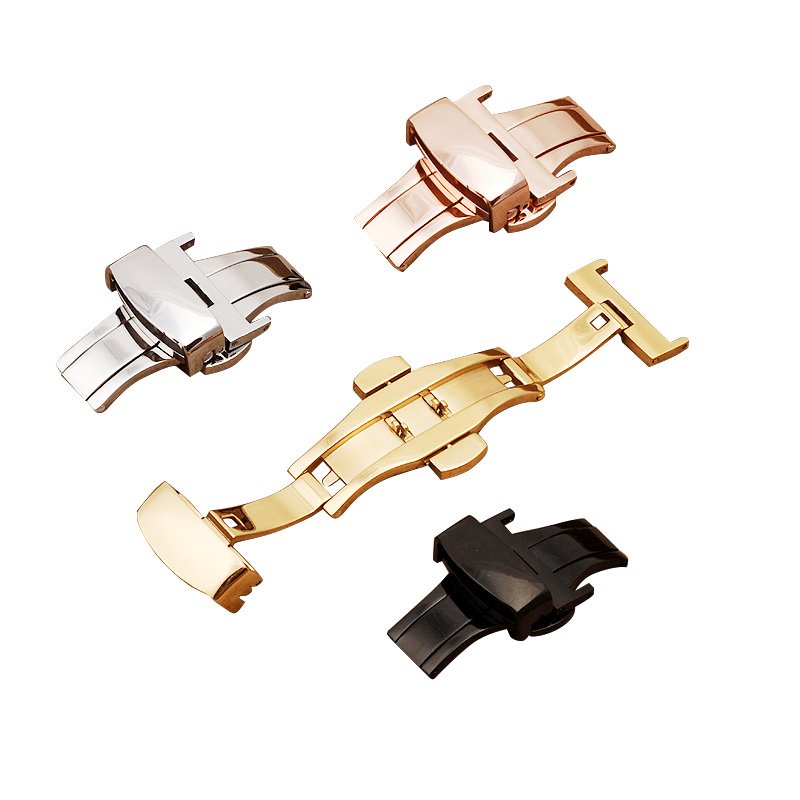 Automatic Double Click Butterf - Butterfly Clasp Deployant recension och pris