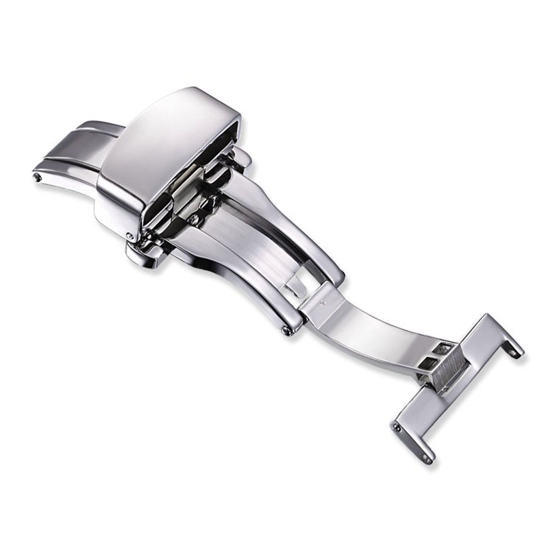 Automatic Double Click Butterf - Butterfly Clasp Deployant recension och pris