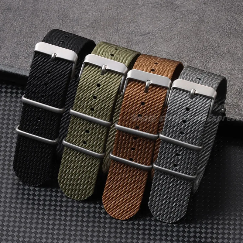 Ribbed Nylon Watch Strap 18mm  - Nato Strap Nylon recension och pris