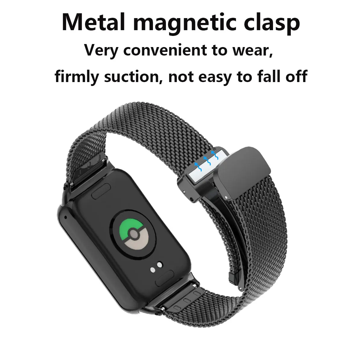 Suitable for Xiaomi band 8pro  - Mesh Strap Metal recension och pris