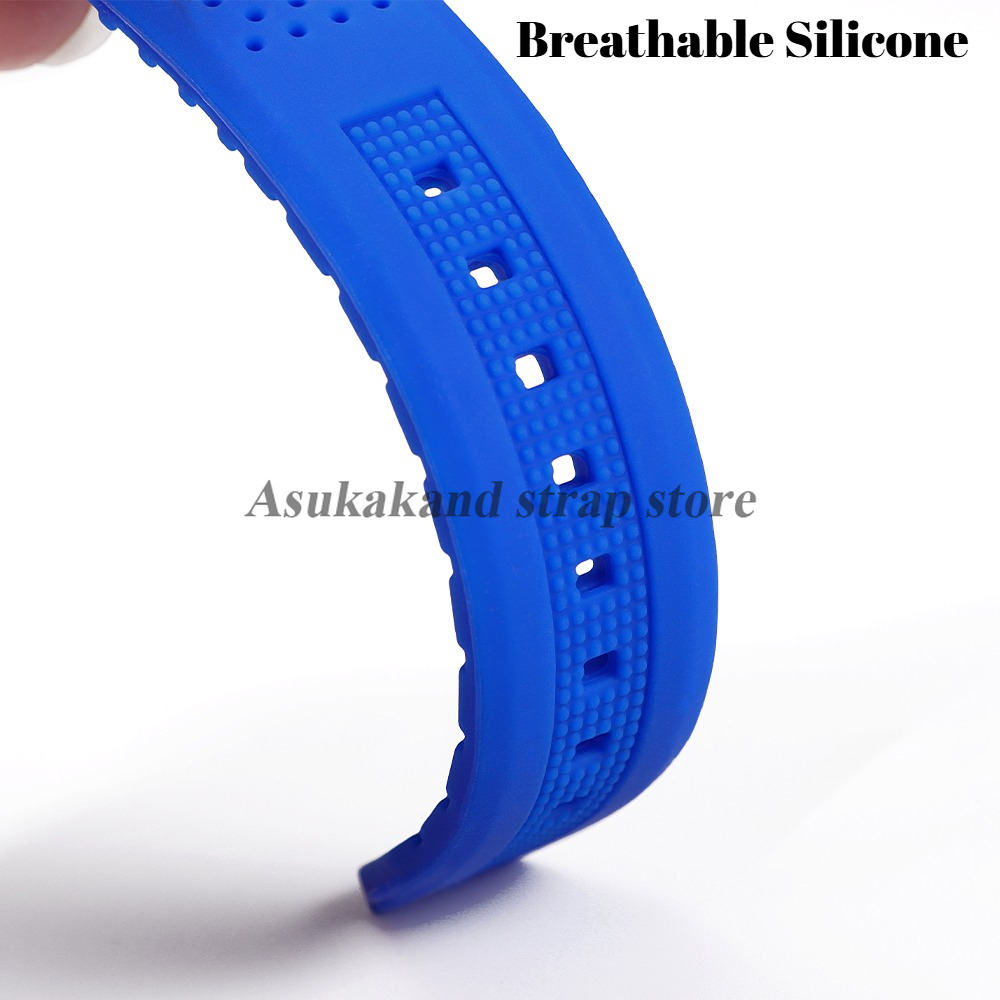 Silicone Watch Strap for Seiko - Leather Strap Quick Release recension och pris