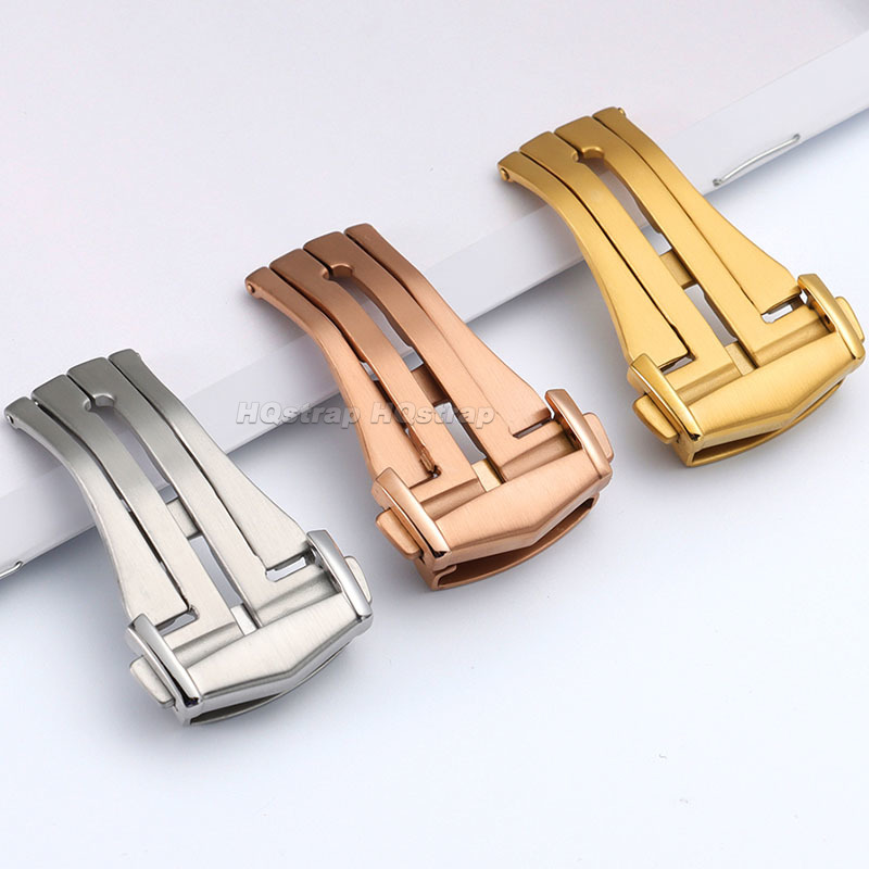 Stainless Steel Watch Buckle 1 - Butterfly Clasp Deployant recension och pris