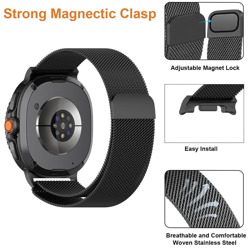Magnetic Milanese Watch Strap  - Mesh Strap Metal recension och pris
