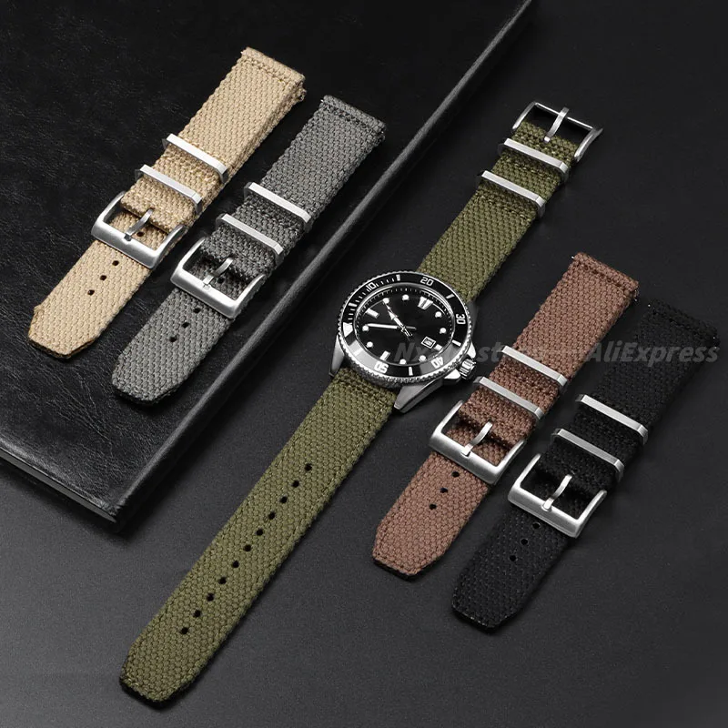 20mm 22mm Nylon Cotton Watch S - Nato Strap Nylon recension och pris