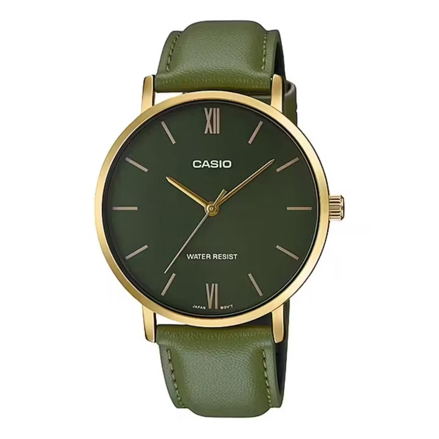 CASIO MTP-VT01L Quartz Watch f - Leather Watch Band Men recension och pris