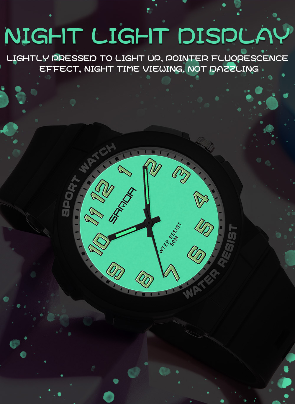 Sanda 6123 Trendy Design Soft  - Rubber Strap Diver recension och pris