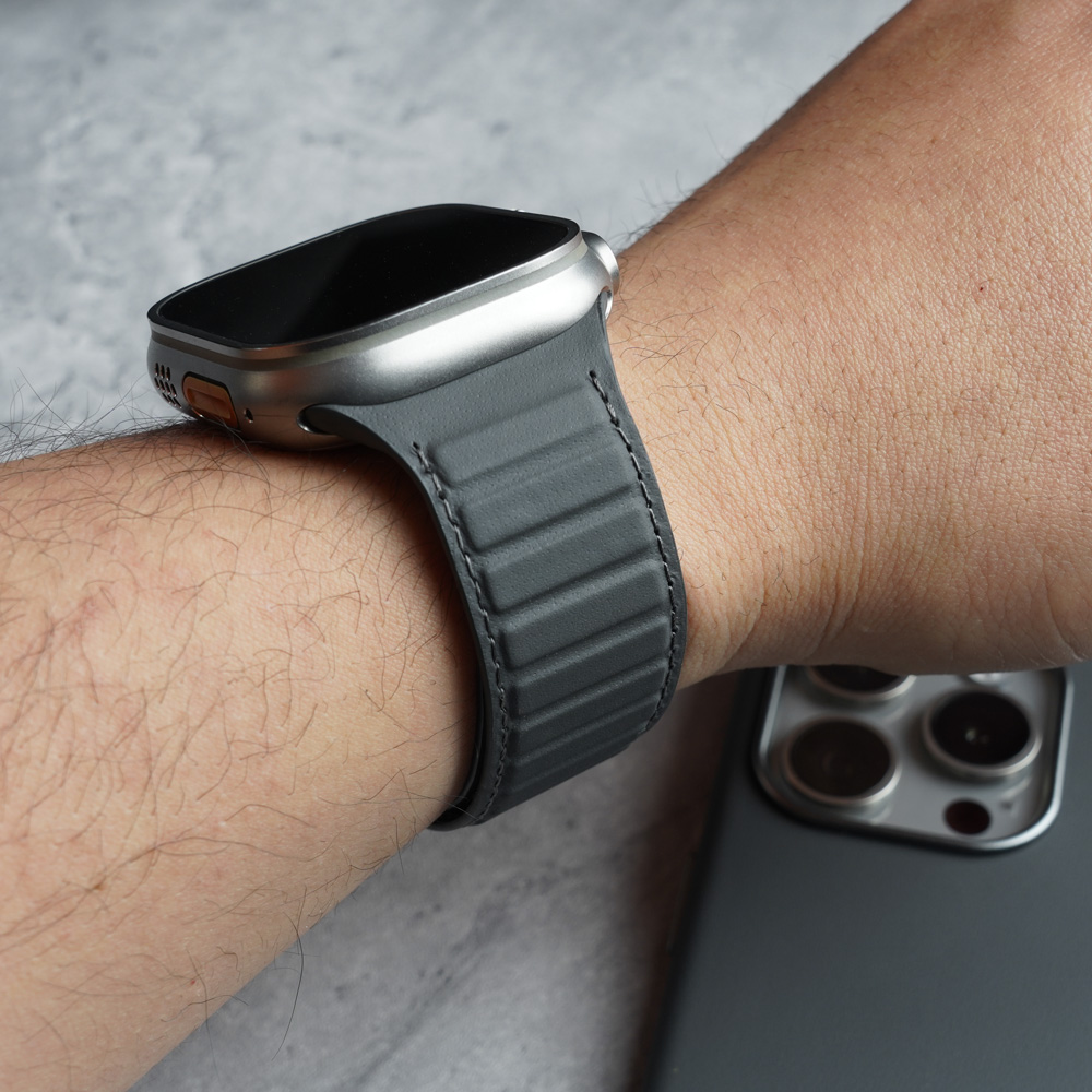 Magnetic Nappa Genuine Strap f - Suede Strap Watch recension och pris