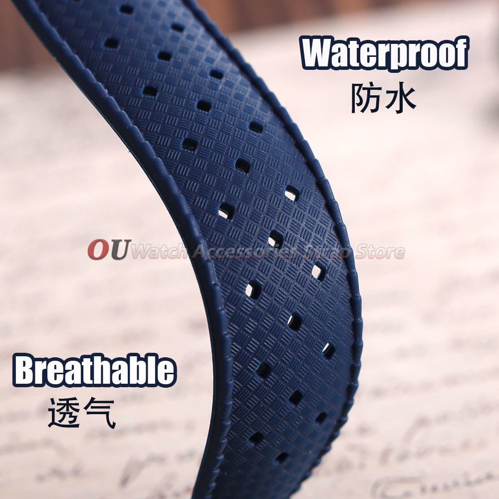 Quick Release Premium Tropical - Rubber Strap Diver recension och pris