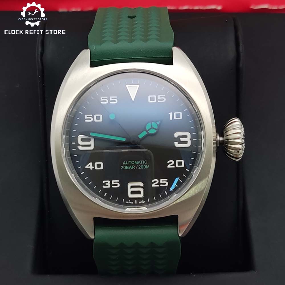 Fashion 36MM Self-Winding Move - Rubber Strap Diver recension och pris