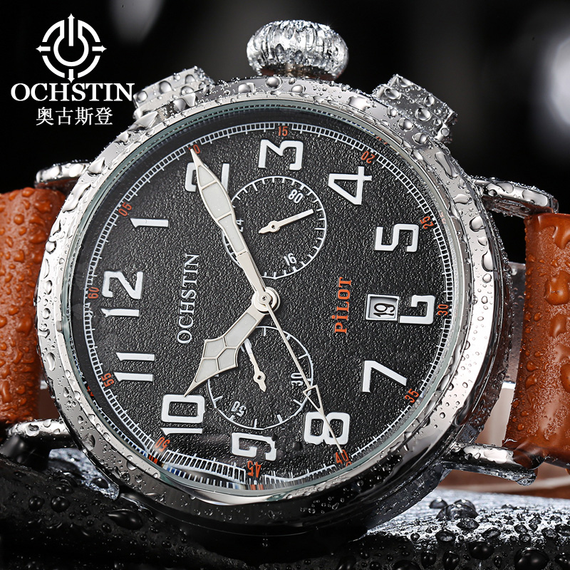 OCHSTIN Genuine Leather Strap  - Leather Watch Band Men recension och pris