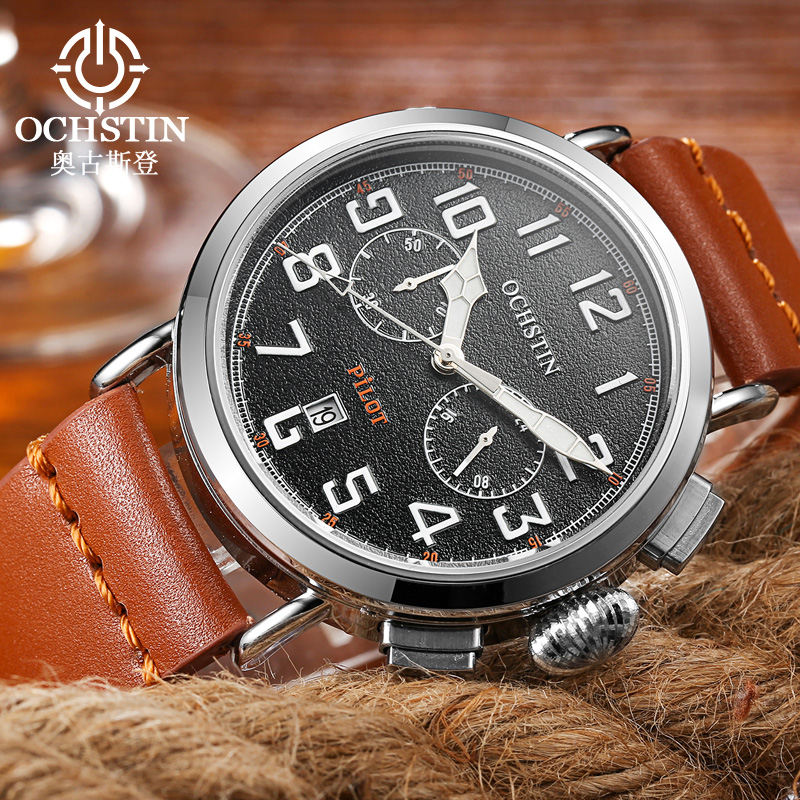 OCHSTIN Genuine Leather Strap  - Leather Watch Band Men recension och pris