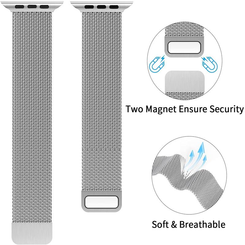 Milanese Loop For Apple Watch  - Milanese Loop Magnetic recension och pris