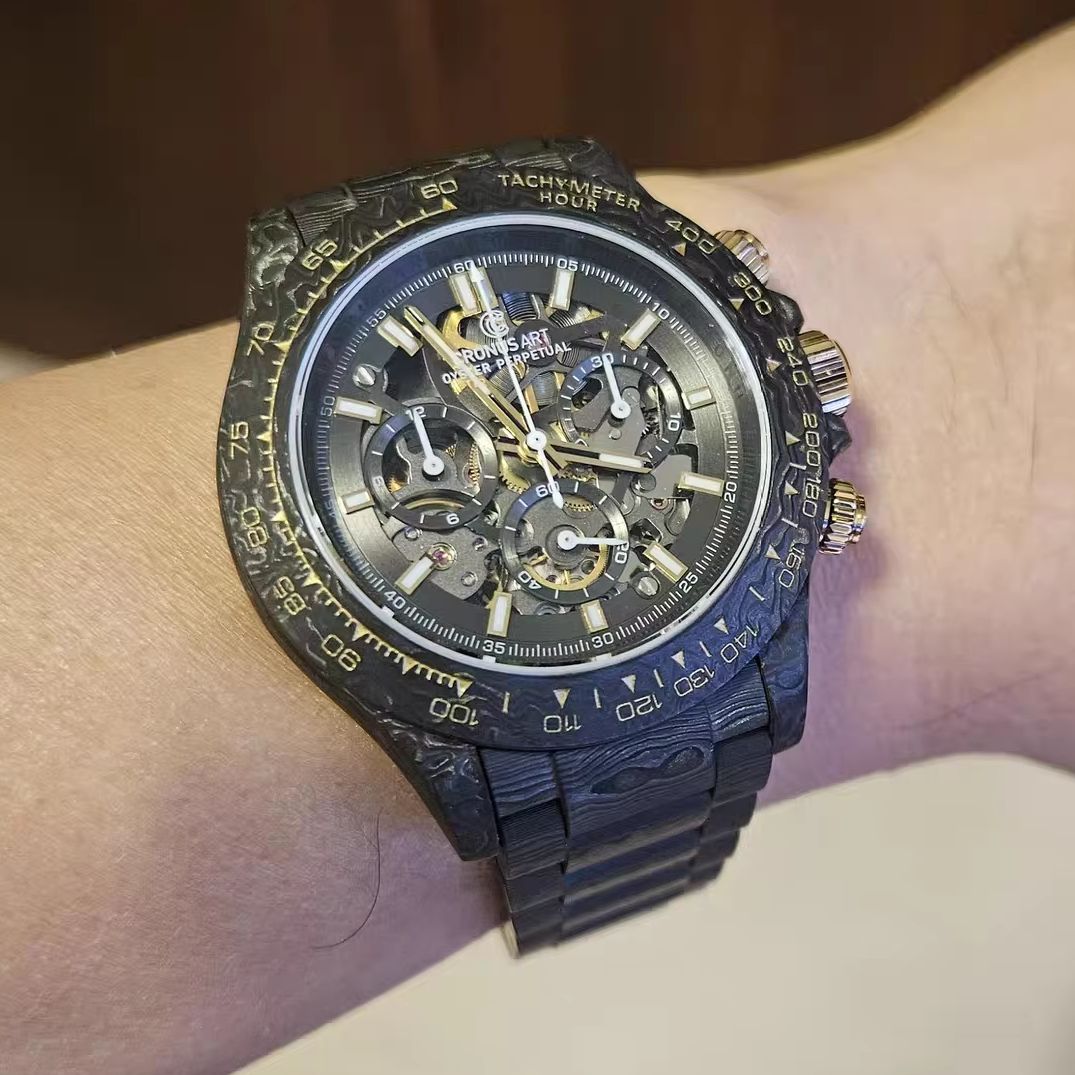 CRONUSART Men Chronograph Watc - Canvas Strap Watch recension och pris